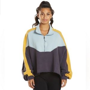 NWT Free People Movement Spilt Second Half-Zip Pullover